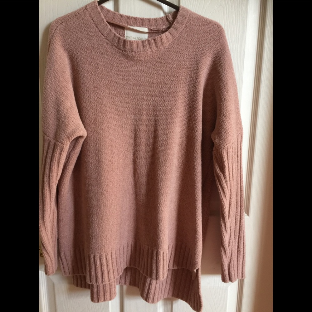 Cynthia Rowley Hi Lo sweater size medium
